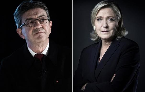 Le Pen busca seducir a Mélenchon: lanza un panfleto con sus coincidencias
