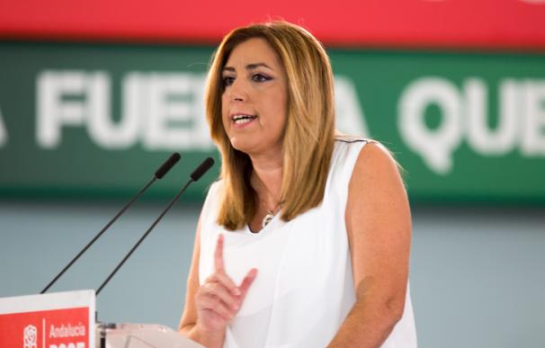 Susana Díaz ve compatible ser presidente de Junta y secretario genereal de PSOE "anteponiendo intereses de la gente"