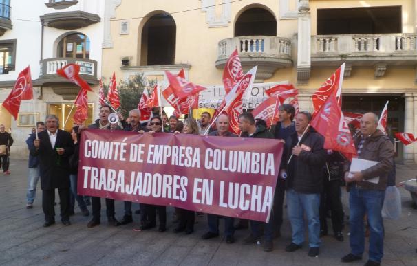 La huelga paraliza la actividad de la fábrica de Columbia Cintas de Impresión en Reinosa