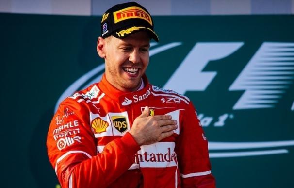 Vettel: "El coche fue fácil de conducir, tuve buenas sensaciones"