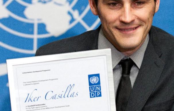 Iker Casillas luchará contra la pobreza como embajador de Naciones Unidas