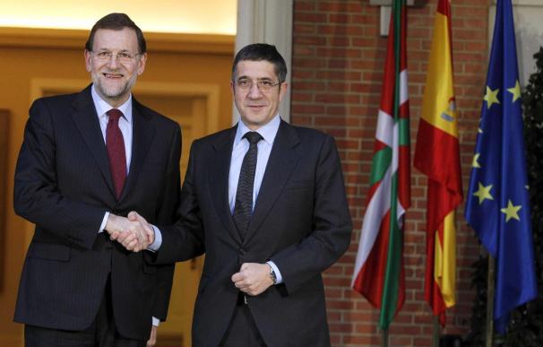 Comienza la reunión entre Rajoy y el lehendakari en La Moncloa