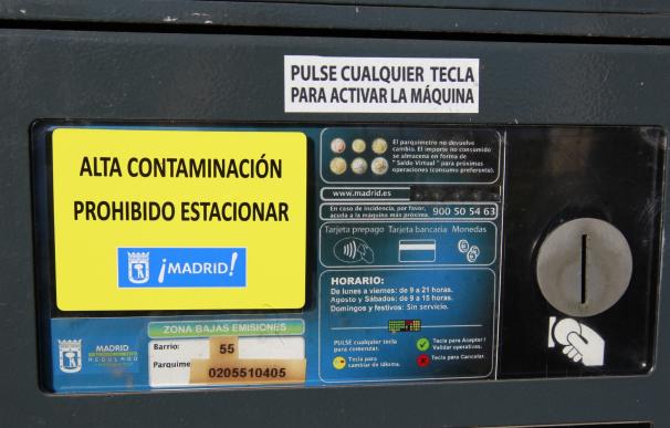El Ayuntamiento de Madrid activará este miércoles la restricción de aparcar en zona SER a los no residentes