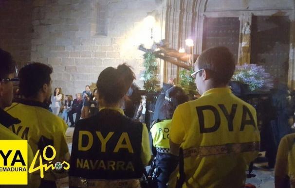 DYA Extremadura atiende durante el Miércoles Santo en Cáceres a seis personas, todas de carácter leve