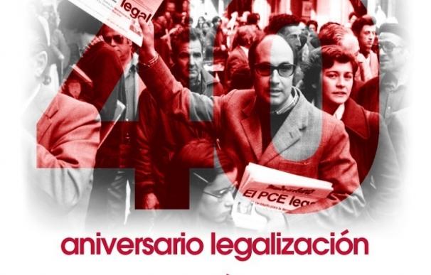 PCE quiere mantener "vivos" los ideales de "libertad, justicia y socialismo" en el 40 aniversario de su legalización