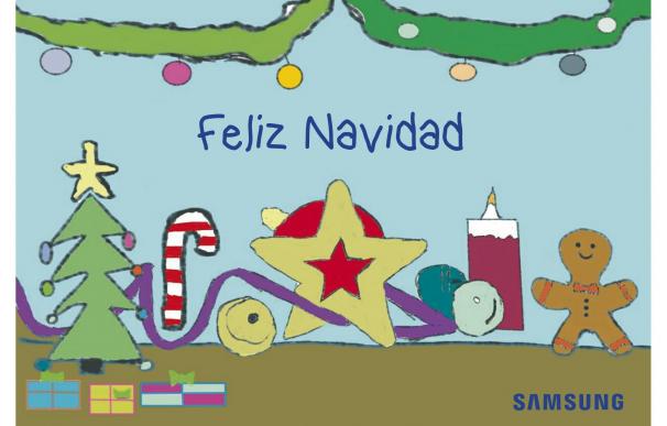 Un alumno asturiano gana el concurso de felicitaciones navideñas digitales de Samsung