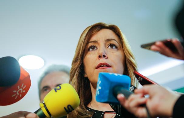 Susana Díaz dice que Podemos "no es de fiar" tras rechazar el presupuesto de C-LM y exige explicaciones a Iglesias