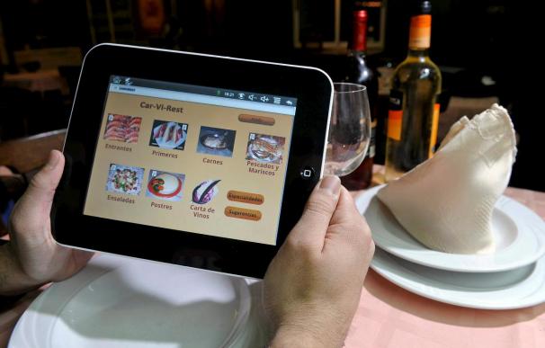 Una carta virtual puede sustituir el viejo menú en papel en los restaurantes