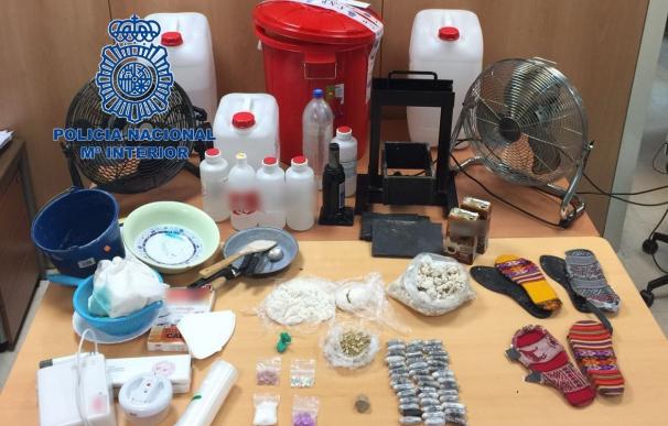 La Policía detiene a 17 personas de una red dedicada al tráfico de drogas e interviene 170 kilos de cocaína