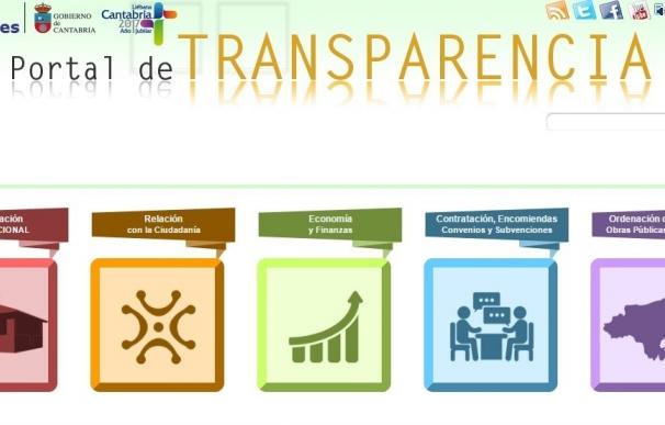 El Portal de Transparencia del Gobierno de Cantabria PRC-PSOE recibe 10.000 visitas al mes en su primer año
