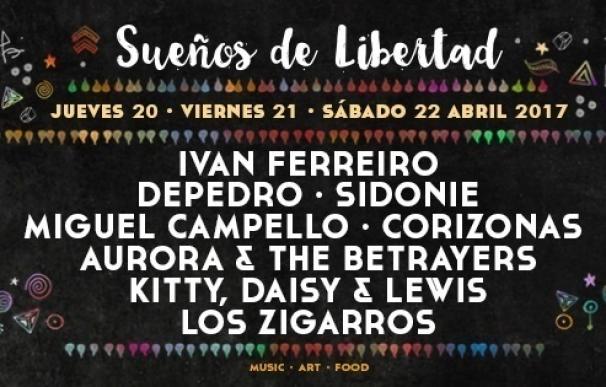 Iván Ferreiro, Miguel Campello, Corizonas y Kitty, Daisy & Lewis, al festival Sueños de Libertad de Ibiza