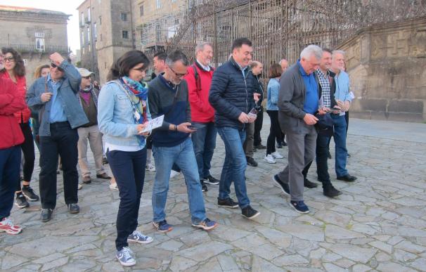 Xunta, Ayuntamiento e instituciones de Santiago promueven la conexión peatonal del casco histórico con el Gaiás