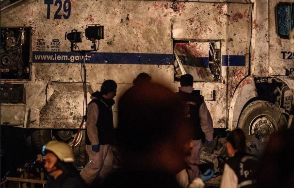 Imagen tras el atentado de Estambul (Turquía)