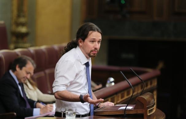 Iglesias acusa a Ciudadanos de saltarse el decoro en el Congreso al usar una delegación venezolana para atacar a Podemos