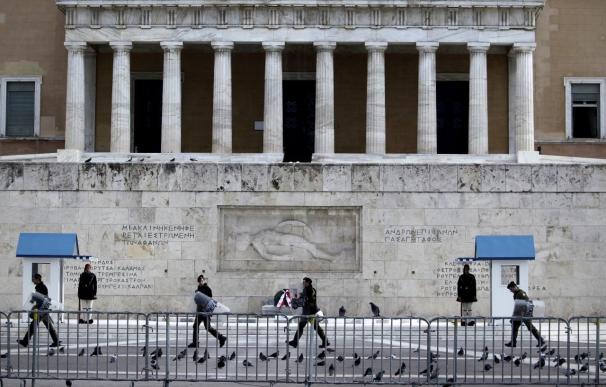 Imagen exterior del Parlamento de Grecia.