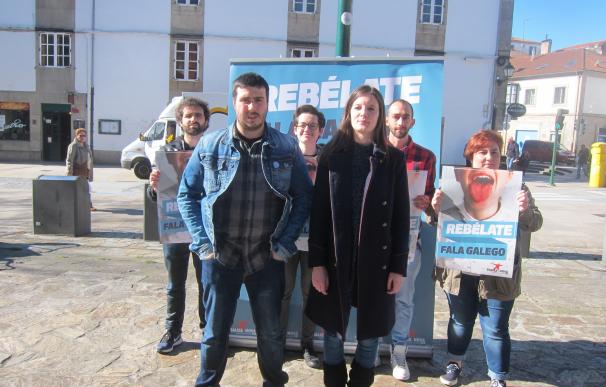 El BNG impulsa una campaña de apoyo a los jóvenes que "dan el paso" de cambiar el español por la lengua gallega