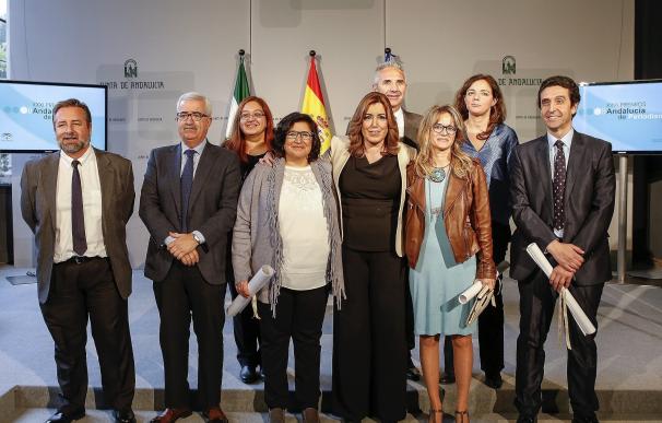 Susana Díaz apuesta por que Andalucía tenga una "voz propia" en los medios de comunicación