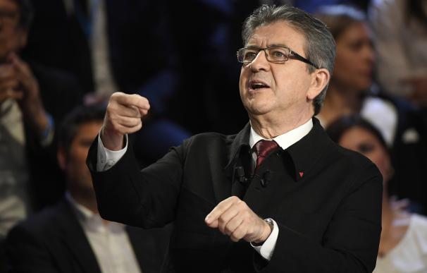 Jean-Luc Mélenchon, el más convincente del 'gran debate' presidencial en Francia