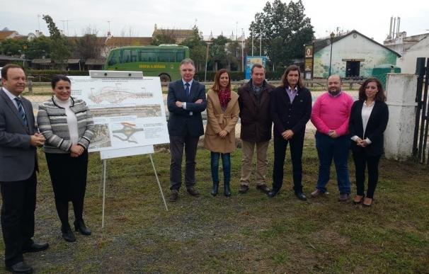 Junta inicia la construcción de los nuevos accesos al Rocío con los que se mejorará la movilidad y seguridad