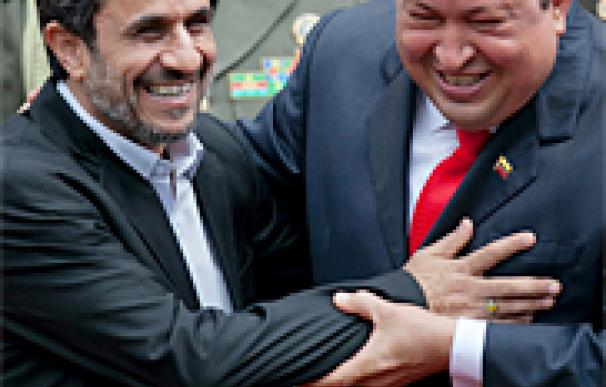 Ahmadineyad y Chávez en Caracas