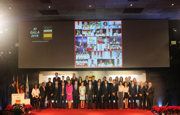 Rajoy entrega las medallas de oro a Nadal, Belmonte, Craviotto o Beitia en la gala anual del COE
