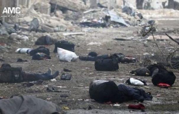 El ejército ruso encuentra en fosas comunes en Alepo decenas de cuerpos mutilados