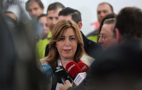 Susana Díaz: "Soy 100% del PSOE, libre de aditivos, pero nunca será mío"