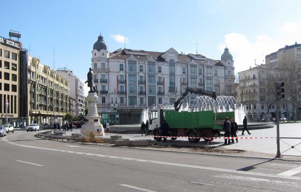 El Ayuntamiento de Valladolid ampliará la valla protectora y mantendrá vegetación baja en la Plaza de Zorrilla