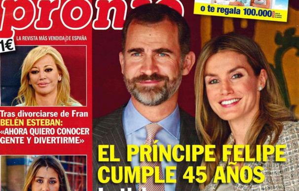 El príncipe Felipe, Jessica Bueno y Virginia Troconis, protagonistas de las revistas del lunes