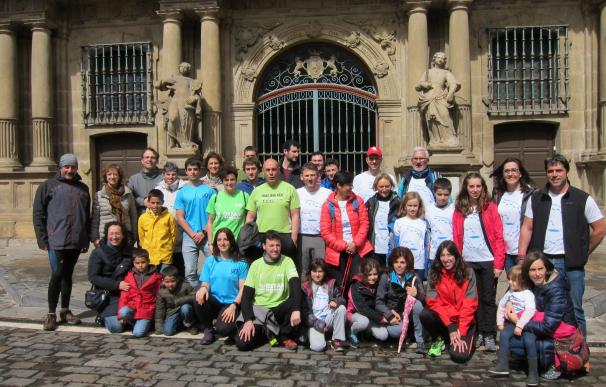 Participantes de la VII Oxfam Intermón Trailwalker se reúnen en Pamplona para difundir esta marcha solidaria