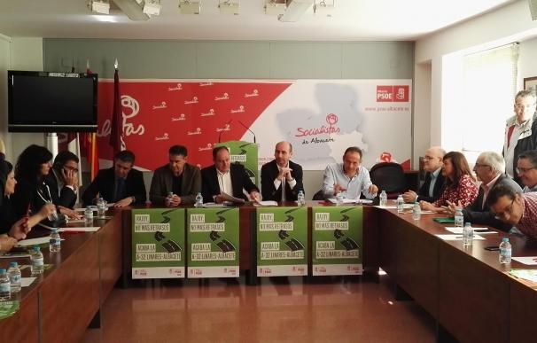Socialistas de Albacete y Jaén inician una "ofensiva" institucional y social para exigir la finalización de la A-32