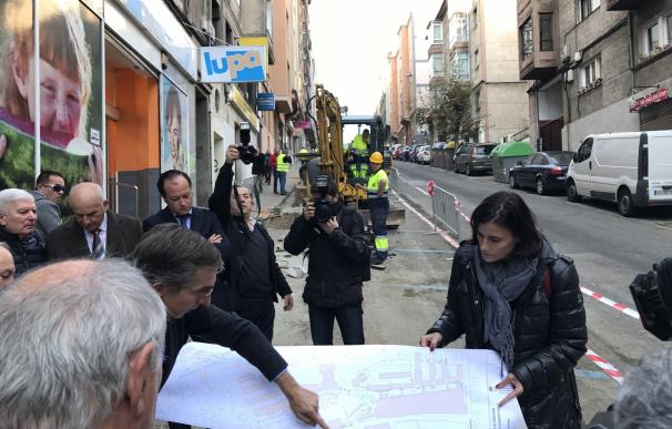 La renovación de las calles Los Acebedos y Monte concluirá en julio