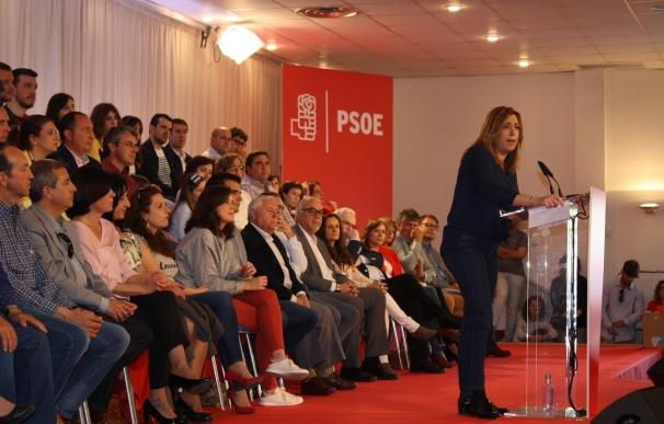 Susana Díaz pide a los socialistas centrarse en un nuevo proyecto de país y dejar a un lado "el morbo" de las primarias