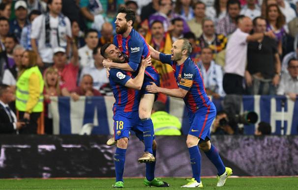 Messi, el mejor del clásico del Bernabéu