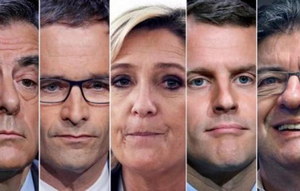 Los sondeos a pie de urna dan ganador a Macron, pero habrá segunda vuelta