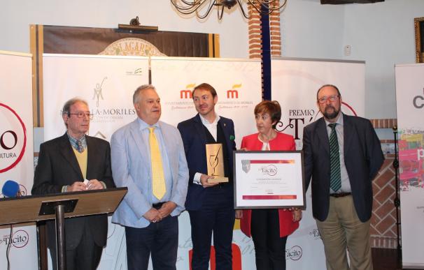 La Fundación Vivanco para la Cultura del Vino, ganadora de la 1ª edición del Premio Tácito, concedido por la AEPEV