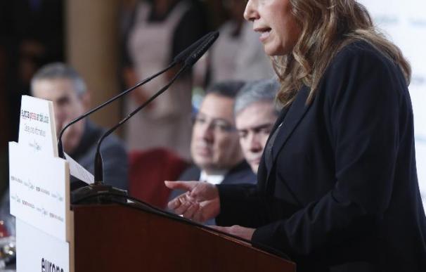 Susana Díaz promete evitar "mal uso" de fondos públicos y ofrece al PP-A acuerdos de concertación social