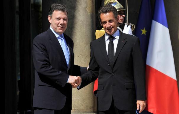 Santos se entrevistará el próximo miércoles con Sarkozy en París