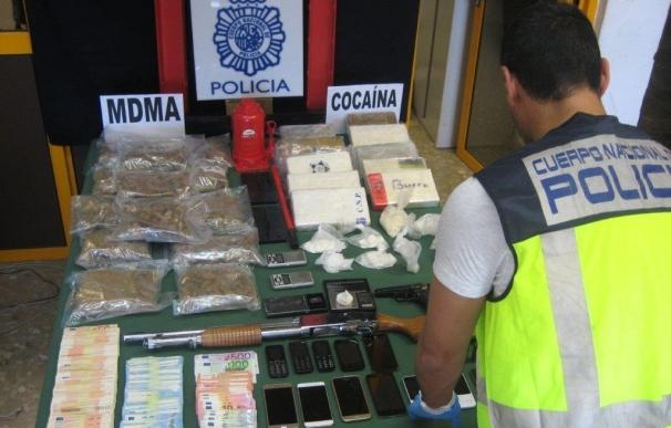 La Policía Nacional detiene a siete personas en Málaga y se incauta de 25 kilogramos de droga