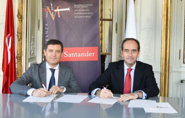 Grupo Santander y el Teatro de la Maestranza firman el convenio de patrocinio de la temporada 2016-2017