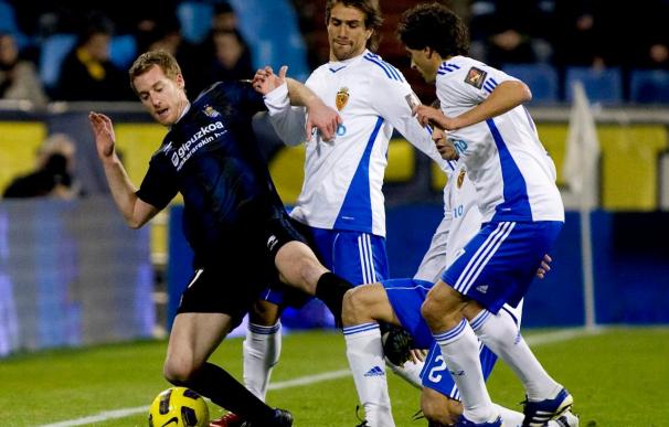 2-1. El Zaragoza da un primer paso adelante al vencer a la Real Sociedad