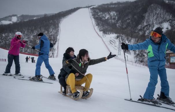 Lujo y pistas vacías en la única estación de esquí de Corea del Norte
