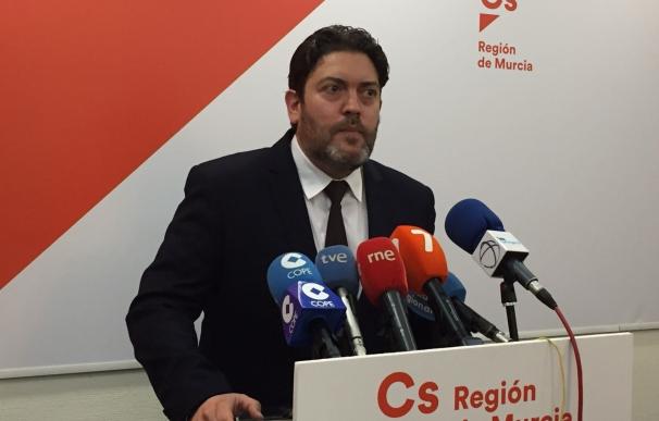 Cs de Murcia propone una abstención "técnica" para que López Miras sea investido si se eliminan aforamientos