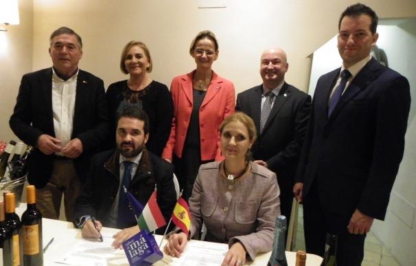 La Diputación sella un acuerdo para promocionar los productos Sabor a Málaga en Hungría