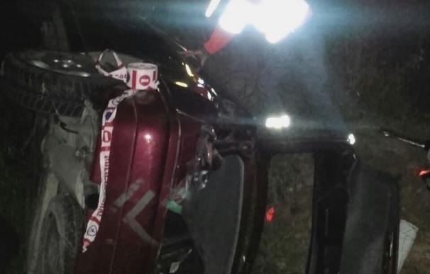 Herida una vecina de Milagro tras salirse de la vía su vehículo en Villafranca
