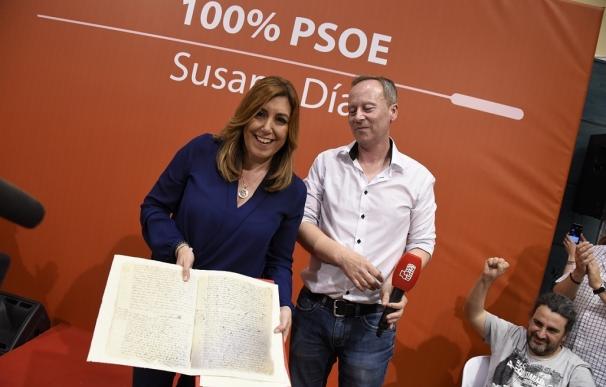Más de 350 militantes del PSOE de la provincia de Ourense comparten una comida con Susana Díaz