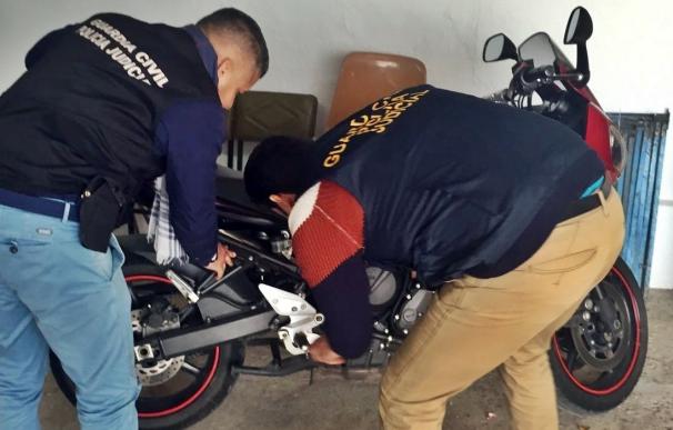 Ocho detenidos implicados el robo y receptación de una moto que fue vendida en ocho ocasiones