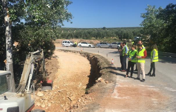 La carretera que une Santiago de Calatrava y Jaén capital se mantendrá cortada por obras hasta final de verano
