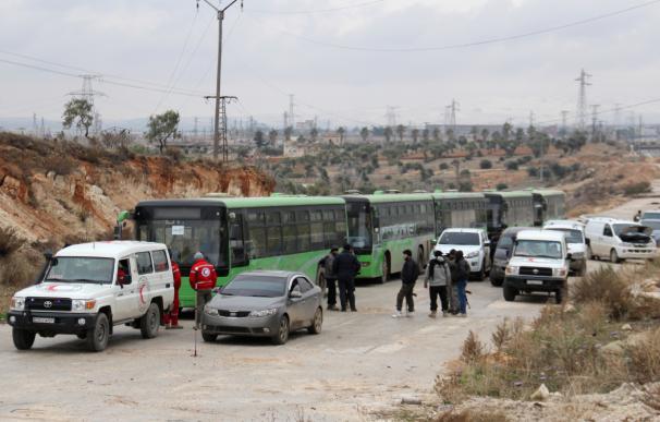 La evacuación en Alepo se reanuda tras el ataque a cinco autobuses