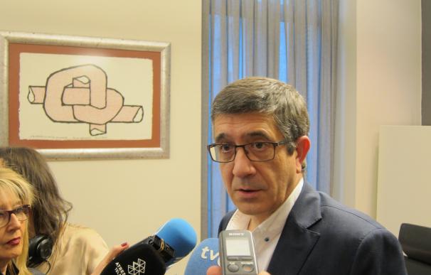 Patxi López: "Lo que hace falta en Euskadi es sembrar memoria, justicia y relato verídico de lo que nos pasó"